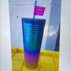 Starbucks Blue and Purple Tumbler